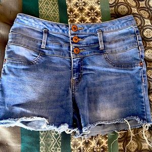 Denim shorts